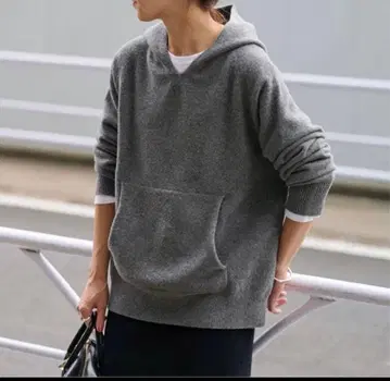 FRAMeWORK 압축 울 후드 풀오버