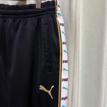 [ 푸마 ] PUMA 저지 팬츠 블랙 조거 팬츠 L 사이즈