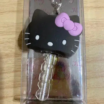 [레어] 헬로키티 키링 라이트 포함 키메트 블랙 키티 2007년
