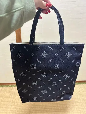 미사용 이비자 데님 토트