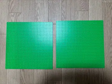 LEGO 그린 컬러 플레이트 2개 세트