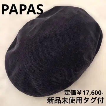 Papas 파파스 헌팅 남성용 코듀로이 네이비 블랙 미사용 새상품