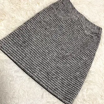 M'S GRACY 울 스커트 블랙 38 깔끔 오피스 고급