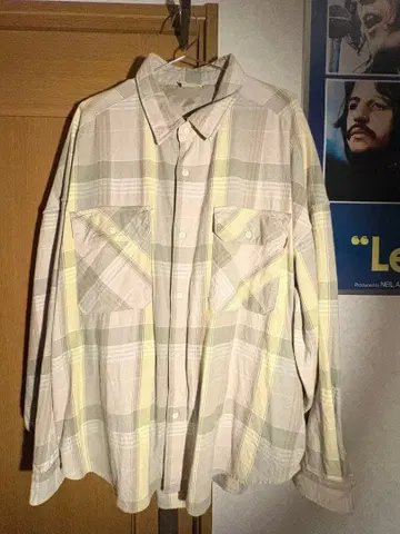 BIG MAC 체크 무늬 긴팔 셔츠 M