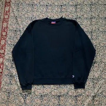 00's 짧은 기장 박스 챔피온 속기모 블랙 맨투맨 50s 60s