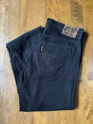 일본제 corefighter 블랙 데님 와이드