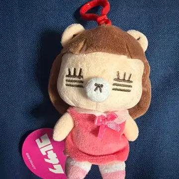 새상품 코레사와 레코짱 마스코트 봉제 인형 핑크