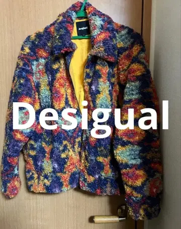 Desigual 플리스 자켓 S 사이즈 다색