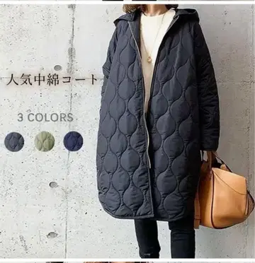 color3색 퀼팅 자켓 (카키, 블랙, 네이비)