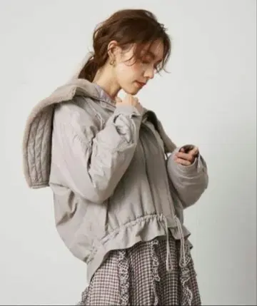 SNIDEL 스나이델 퍼 블루종 MA-1 여성용