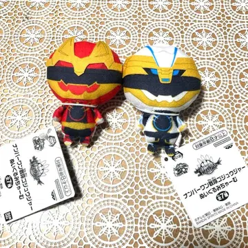 넘버원 전대 고쥬우쟈 봉제 인형 참 2세트 택 포함 새상품