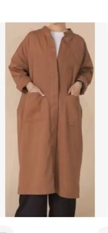 LEPSIM 셔츠 원피스 코트