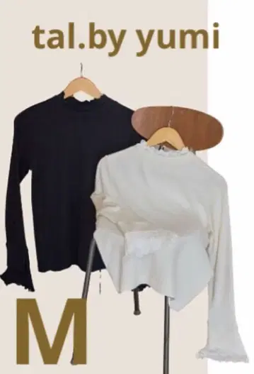 M 시마무라 tal.by yumi 레이스 풀오버 2색 세트