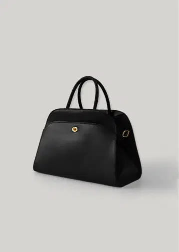 ELBORN Momet Leather Tote Bag BLACK