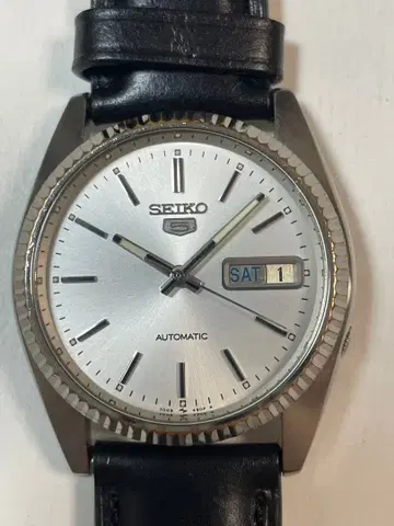 SEIKO 5 자동 와인딩 시계 풀 테드 베젤