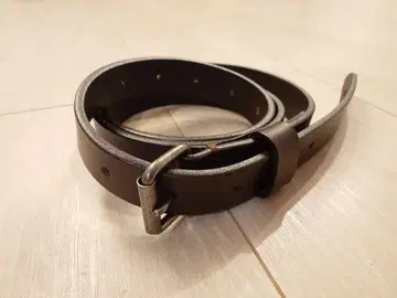 Phlannel 가죽 벨트 플란넬 다크 브라운