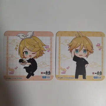 [할인] 잇푸도 하츠네 미쿠 콜라보 카가미네 렌 & 카가미네 린 코스터
