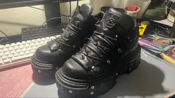 펑크 대디 슈즈 (인조 가죽)