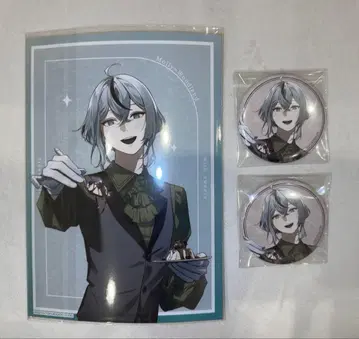 오발렉 with sweets 비즈로그 캔뱃지 브로마이드 모리