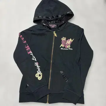 LIZ LISA 스팽글 후드 후드티