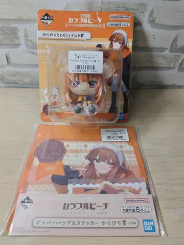 제일복권 컬러풀 피치 에토 피규어 & 지퍼 백