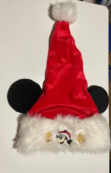 디즈니 크리스마스 미키 산타 팬캡