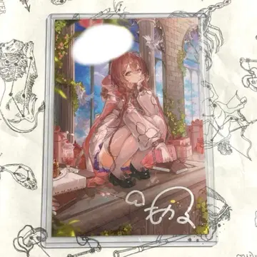 아마유이 모카 부이슷포! 생일 기념 2025 친필 금박 사인 포함 엽서