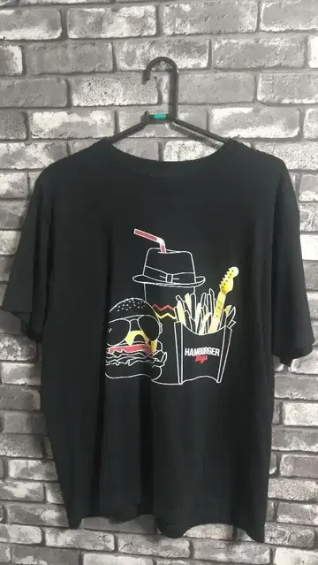 햄버거 보이즈 T셔츠 새상품급 L사이즈
