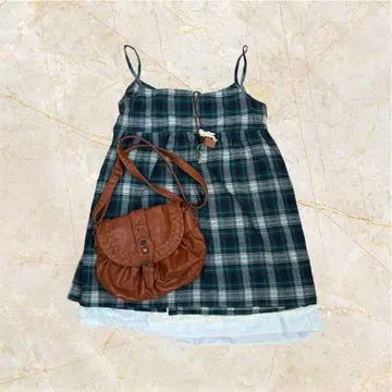 모리걸 숄더백 Y2K 헤이세이 페어리 그런지 00s 브라운