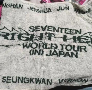 SEVENTEEN 투어 타월