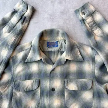 PENDLETON 펜들턴 보드 셔츠 옴브레 빈티지 70s