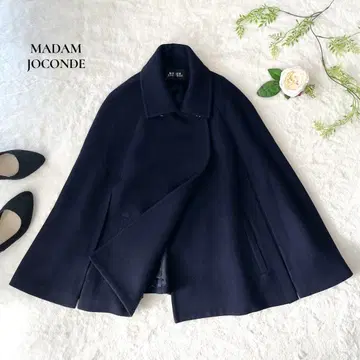 새상품급 MADAM JOCONDE 마담 조콘다 판초 코트 케이프 L
