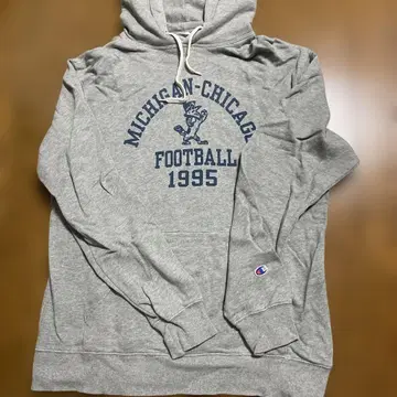 Champion 그레이 후드티 L