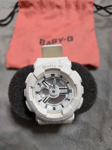 Baby-G BA-110 화이트 손목시계