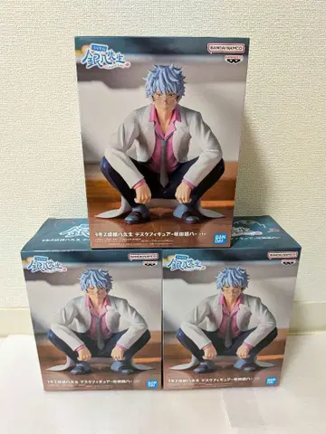 3년 Z반 긴파치 선생님 데스크 피규어 사카타 긴파치 사카타 긴토키 3개