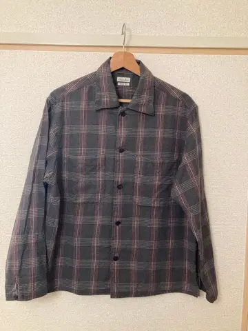 스티븐 앨런 볼드 핏 체크 셔츠