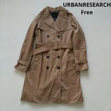 URBANRESEARCH 베이지 더블 브레스트 트렌치코트 Free