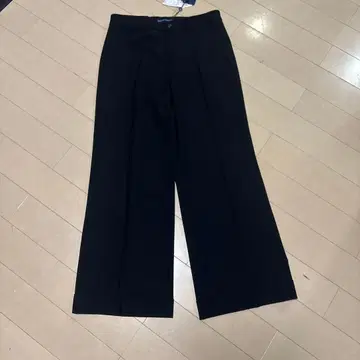 [ 랄프 로렌 ] 블랙 와이드 팬츠 슬랙스 택 포함 새상품