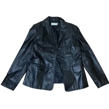 ESPRITMUR 블랙 가죽 자켓 양가죽