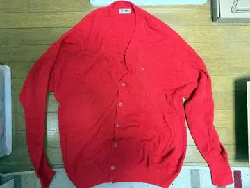 [ LACOSTE ] 빨간색 가디건
