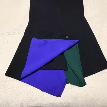 UN3D. 니트 스커트 38 블랙