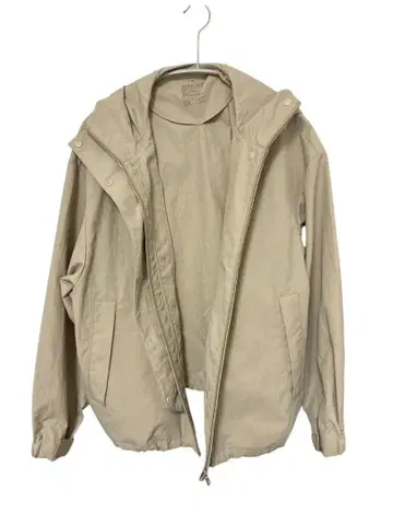 새상품급 무인양품 발수 후드 부착 라이트 자켓