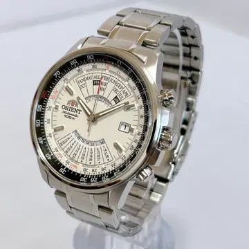 새상품급 ORIENT 손목시계 오토매틱 만년 달력 FEU07005WX
