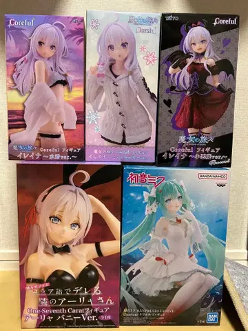 일레이나 아리아 하츠네 미쿠 피규어 세트 5개 묶음 판매