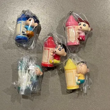 [ 익명 배송 ] 컴플리트 5종 짱구는 못말려(크레용 신짱) 이름 스윙