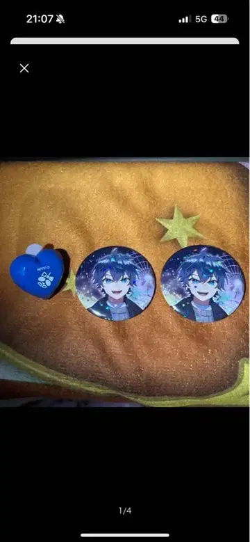 카라피치 토부 동물공원 콜라보 나오키리 씨 반지 라이트와 캔뱃지