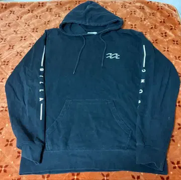 BILLABONG 빌라봉 후드티 XL 블랙 백 로고 스트릿