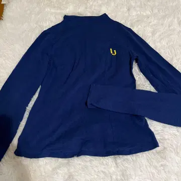 irojikake 네이비 긴팔 T셔츠 IJ 로고 M