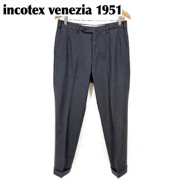 incotex SUPER100s 슬랙스 팬츠 48 다크 그레이