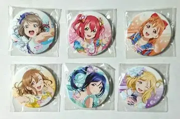 러브 라이브! 선샤인!! Aqours 카운트다운 라이브 캔뱃지 6점